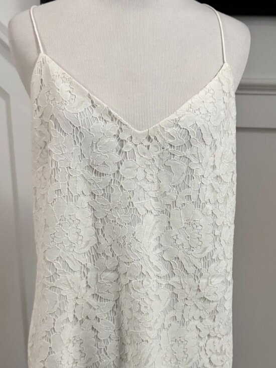 J. Crew Tops - J.Crew Classic White Lace Top | Elegant & Feminine | Size 4 | Brand New w/Tags $
